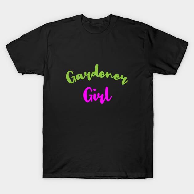 Gardener Girl T-Shirt by umarhahn